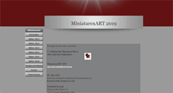Desktop Screenshot of miniaturen-art.com